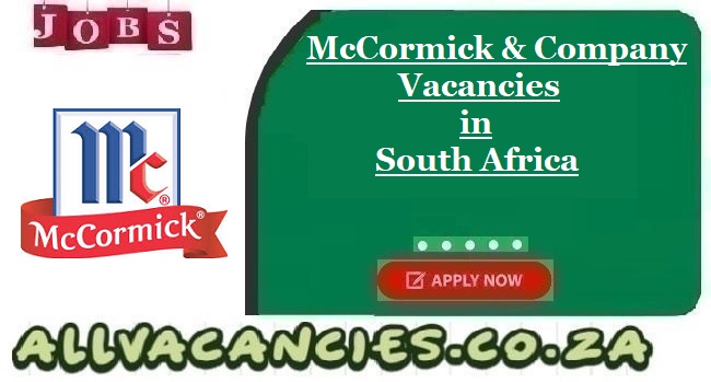McCormick & Company Vacancies