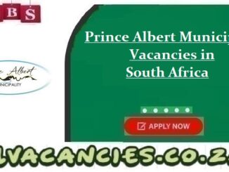 Prince Albert Municipality Vacancies