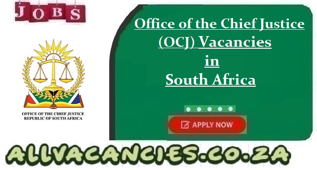 OCJ Vacancies OCJ Vacancies