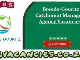 Breede-Gouritz Catchment Management Agency Vacancies