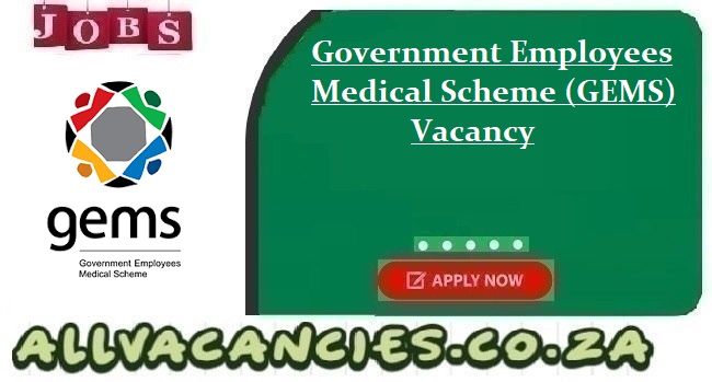 GEMS Vacancy
