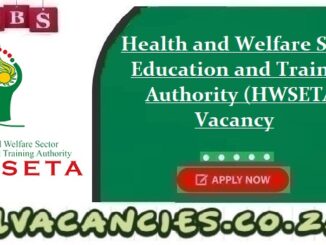 HWSETA Vacancy