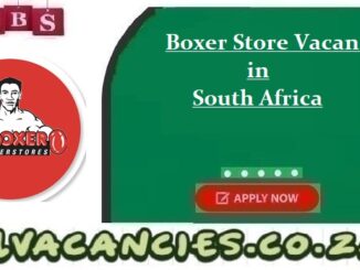 Boxer Store Vacancy