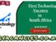 First Technology Vacancy